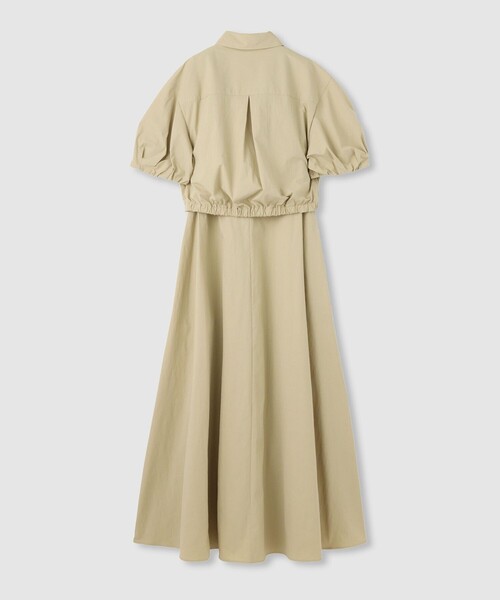 allureville（アルアバイル）の「ドロストシャツワンピース（シャツワンピース・レディース・ネイビー/ベージュ/オレンジ・2/1）」の4枚目の写真