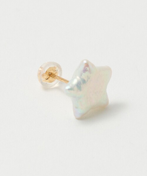 スイートピー　片耳ピアス ビズー公式】ロードクロサイト PT K18(18金) ピアス(片耳) アナイス