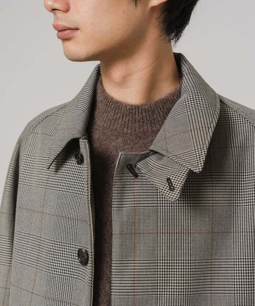 EDIFICE（エディフィス）の「"CONFFECT EDIFICE" ボンディング ステンカラーコート（ステンカラーコート・メンズ・ブラック/チャコールグレー・LARGE/MEDIUM/SMALL）」の15枚目の写真