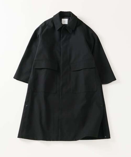 EDIFICE（エディフィス）の「"CONFFECT EDIFICE" ボンディング ステンカラーコート（ステンカラーコート・メンズ・ブラック/チャコールグレー・LARGE/MEDIUM/SMALL）」の21枚目の写真