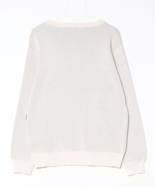 NEW ERA（ニューエラ）の「ニューエラ  GF KNIT SWEATER NE FLAG OFF（ニット/セーター・メンズ・ホワイト・LL/M/L）」の2枚目の写真