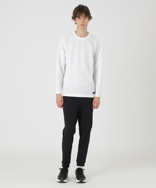 BLACK LABEL CRESTBRIDGE（ブラックレーベル・クレストブリッジ）の「【BLACK lab.】ラーベントリコットカットソー（Tシャツ/カットソー・メンズ・オフホワイト/グレー系その他/ブラック・L/M/XL）」の4枚目の写真