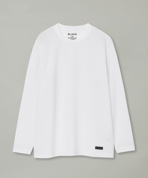 BLACK LABEL CRESTBRIDGE（ブラックレーベル・クレストブリッジ）の「【BLACK lab.】ラーベントリコットカットソー（Tシャツ/カットソー・メンズ・オフホワイト/グレー系その他/ブラック・L/M/XL）」の8枚目の写真