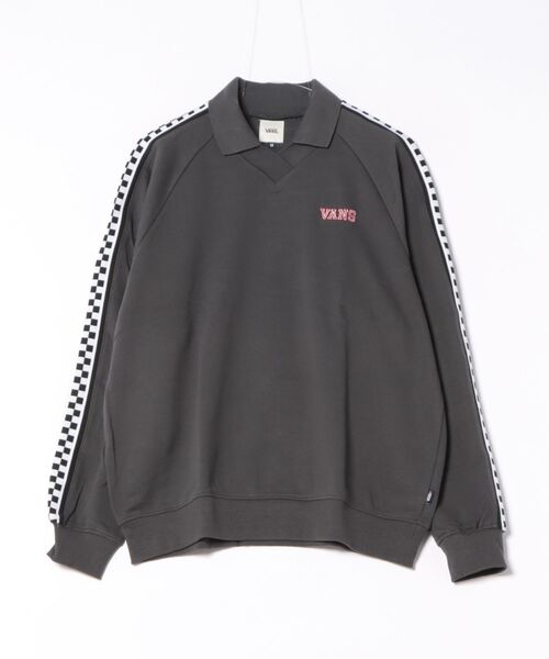 VANS ヴァンズ W Checker Raglan Sleeve SWT スウェットプルオーバー