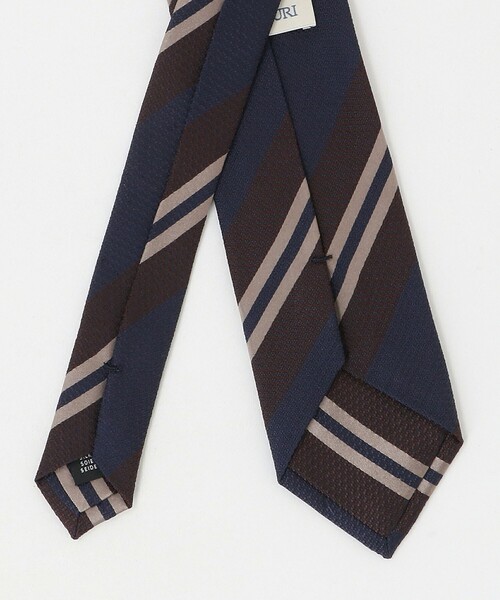 UNITED ARROWS（ユナイテッドアローズ）の「＜ARCURI＞レジメンタル ネクタイ（ネクタイ・メンズ・ダークブラウン・FREE）」の3枚目の写真