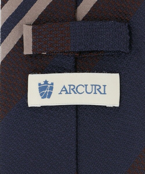 UNITED ARROWS（ユナイテッドアローズ）の「＜ARCURI＞レジメンタル ネクタイ（ネクタイ・メンズ・ダークブラウン・FREE）」の5枚目の写真
