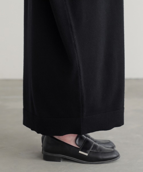 n'OrLABEL（ノアールレーベル）の「『配色アシメニットドルマンワンピース』（ワンピース・レディース・ブラック/チャコール・FREE）」の18枚目の写真