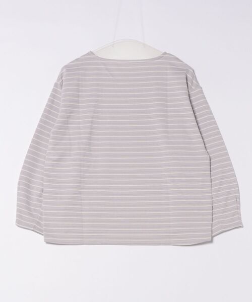 VENCEEXCHANGE(ヴァンスエクスチェンジ)の「袖切り替え長袖プルオーバー(Tシャツ/カットソー・レディース・ブラック/ネイビー/グレー・M/L)」の10枚目の写真