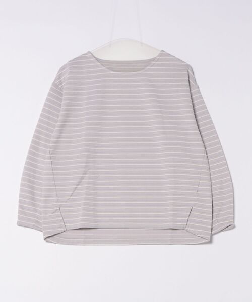 VENCEEXCHANGE(ヴァンスエクスチェンジ)の「袖切り替え長袖プルオーバー(Tシャツ/カットソー・レディース・ブラック/ネイビー/グレー・M/L)」の18枚目の写真