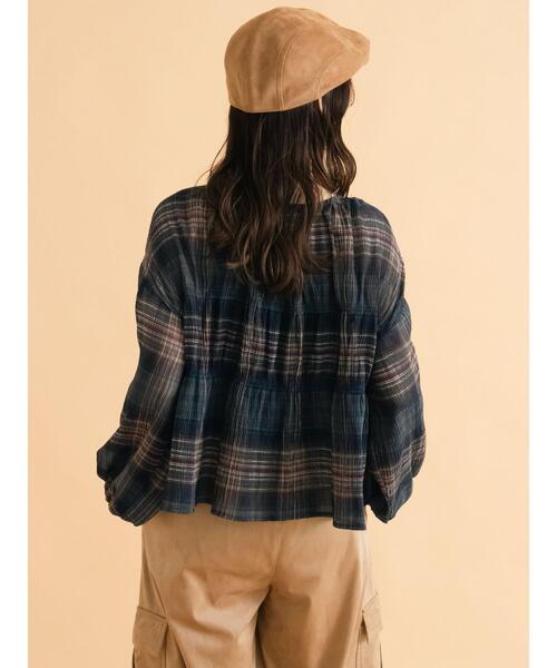 ehka sopo（エヘカソポ）の「エコスウェードハンチング（ハット・レディース・キャメル/ベージュ/モカ・F）」の15枚目の写真