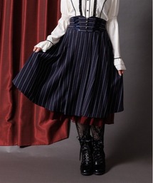 axes femme | レースアップハイウエストスカート(スカート)