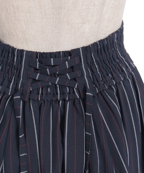 レースアップハイウエストスカート（スカート）｜axes femme