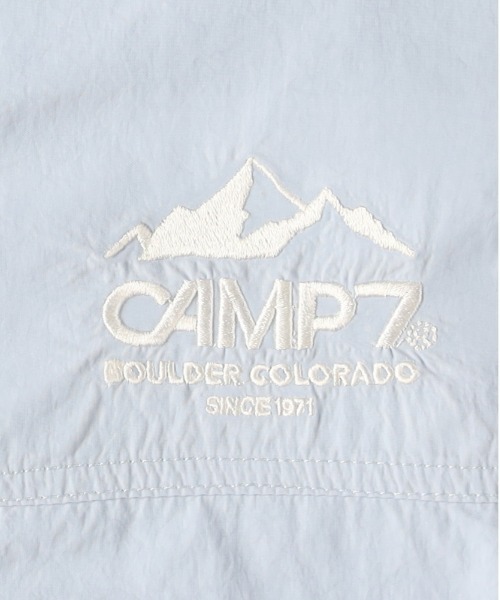 CAMP7（キャンプセブン）の「【CAMP7】キッズ ナイロンブルゾン (軽量 / アウトドア / ジャケット)（ブルゾン・キッズ・ブラック/サックスブルー・130/140/150/160）」の4枚目の写真