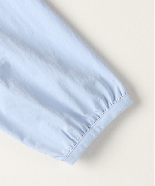 CAMP7（キャンプセブン）の「【CAMP7】キッズ ナイロンブルゾン (軽量 / アウトドア / ジャケット)（ブルゾン・キッズ・ブラック/サックスブルー・130/140/150/160）」の6枚目の写真