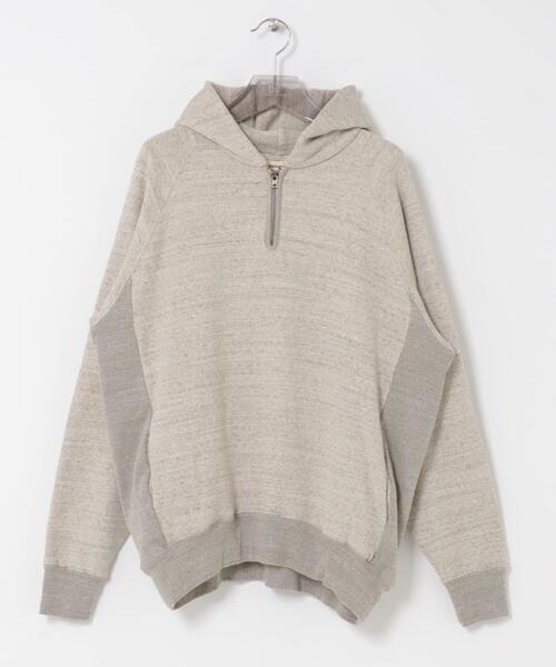 URBAN RESEARCH（アーバンリサーチ）の「UNDYED SWEAT H/Z PARKA（パーカー・メンズ・ライトグレー・3/4）」の5枚目の写真