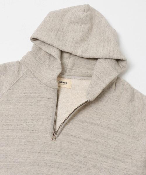 URBAN RESEARCH（アーバンリサーチ）の「UNDYED SWEAT H/Z PARKA（パーカー・メンズ・ライトグレー・3/4）」の6枚目の写真