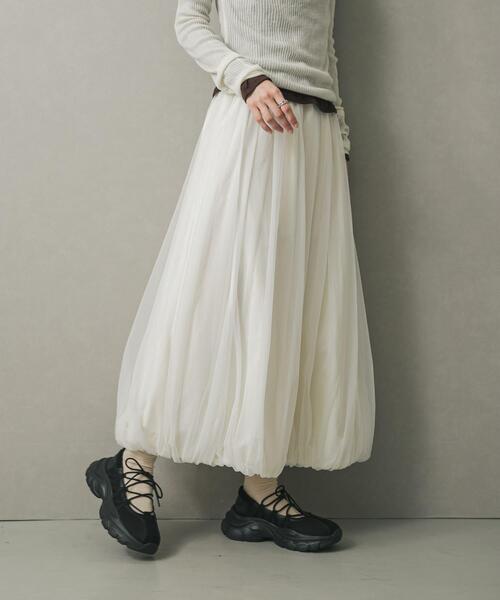 セール】チュールバルーンスカート（スカート）｜SENSE OF PLACE by