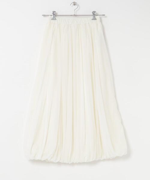 SENSE OF PLACE by URBAN RESEARCH（センスオブプレイスバイアーバンリサーチ）の「チュールバルーンスカート（スカート・レディース・ブラック/オフホワイト・ONE）」の14枚目の写真