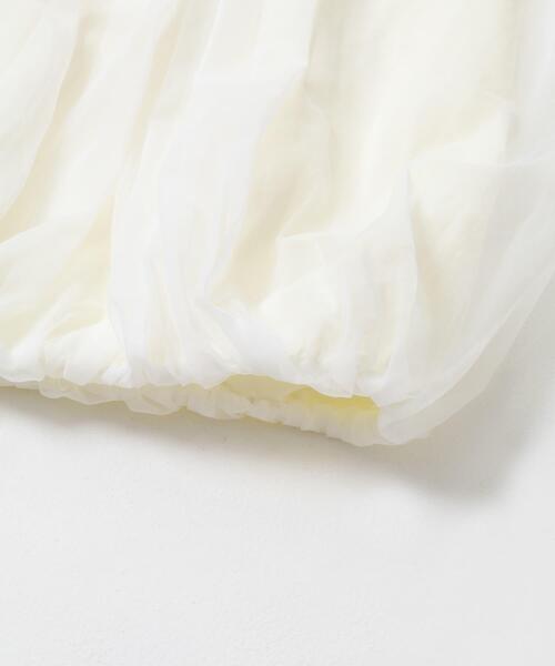 SENSE OF PLACE by URBAN RESEARCH（センスオブプレイスバイアーバンリサーチ）の「チュールバルーンスカート（スカート・レディース・ブラック/オフホワイト・ONE）」の13枚目の写真