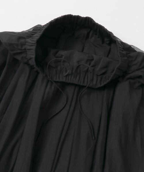 SENSE OF PLACE by URBAN RESEARCH（センスオブプレイスバイアーバンリサーチ）の「チュールバルーンスカート（スカート・レディース・ブラック/オフホワイト・ONE）」の6枚目の写真