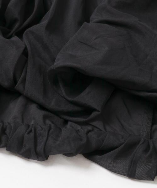 SENSE OF PLACE by URBAN RESEARCH（センスオブプレイスバイアーバンリサーチ）の「チュールバルーンスカート（スカート・レディース・ブラック/オフホワイト・ONE）」の5枚目の写真