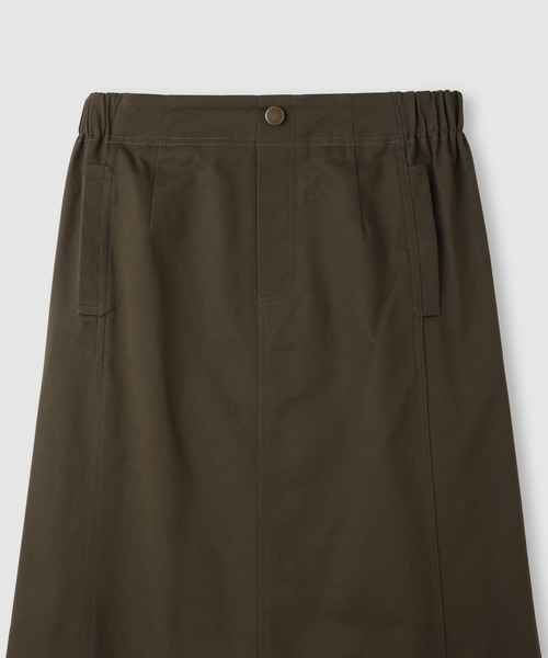 Mac-House（マックハウス）の「Idnes ライトワークAラインロングスカート（スカート・レディース・ベージュ/ブラウン/グレー・M）」の15枚目の写真