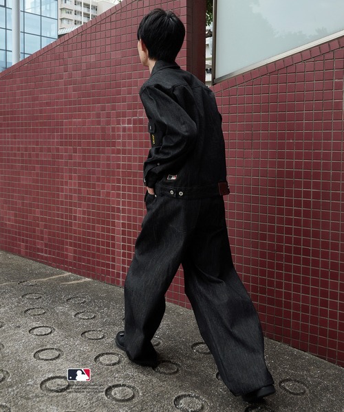 セール】Perushu × MLB コラボリジットデニムジャケット（デニム