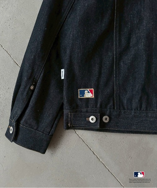 セール】Perushu × MLB コラボリジットデニムジャケット（デニム