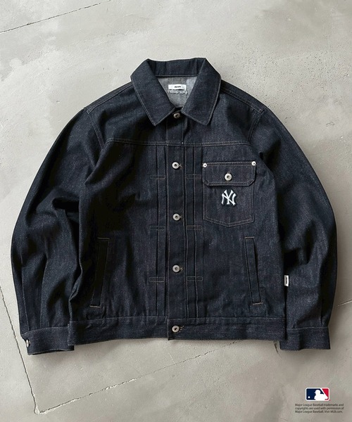 セール】Perushu × MLB コラボリジットデニムジャケット（デニム