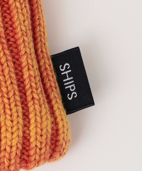 SHIPS（シップス）の「【WEB限定】SHIPS: ブリーチ オーバーフィット エンブロイダリー ワッチキャップ ニット帽（ニットキャップ/ビーニー・メンズ・ブラック/オレンジ/ネイビー・ONE SIZE）」の13枚目の写真