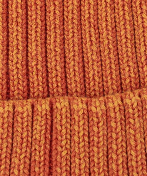 SHIPS（シップス）の「【WEB限定】SHIPS: ブリーチ オーバーフィット エンブロイダリー ワッチキャップ ニット帽（ニットキャップ/ビーニー・メンズ・ブラック/オレンジ/ネイビー・ONE SIZE）」の14枚目の写真