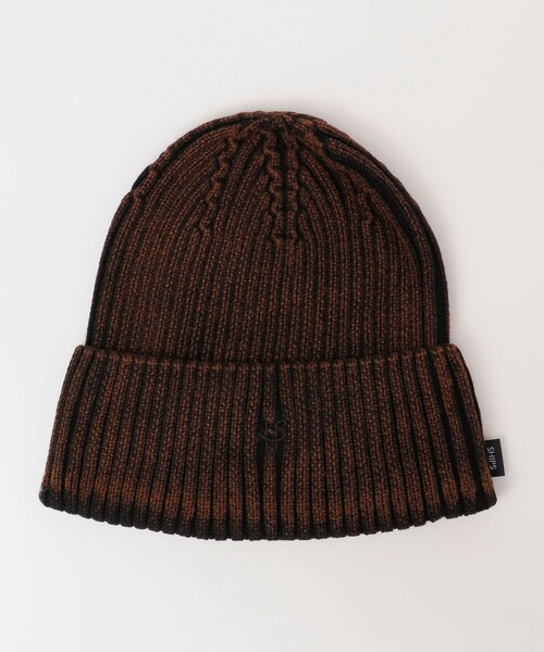 SHIPS（シップス）の「【WEB限定】SHIPS: ブリーチ オーバーフィット エンブロイダリー ワッチキャップ ニット帽（ニットキャップ/ビーニー・メンズ・ブラック/オレンジ/ネイビー・ONE SIZE）」の15枚目の写真