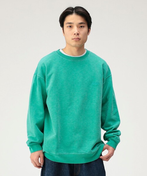 BEAMS T（ビームスティー）の「ONEITA / Slub Pigment Dye Crewneck Sweat（スウェット・メンズ・ブラック系その他4/ロイヤルブルー/グリーン系その他2・XL/S/L/M）」の12枚目の写真