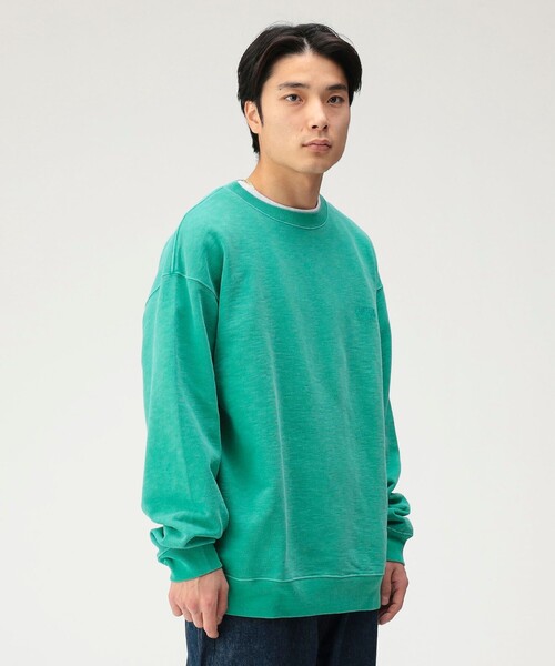 BEAMS T（ビームスティー）の「ONEITA / Slub Pigment Dye Crewneck Sweat（スウェット・メンズ・ブラック系その他4/ロイヤルブルー/グリーン系その他2・XL/S/L/M）」の13枚目の写真