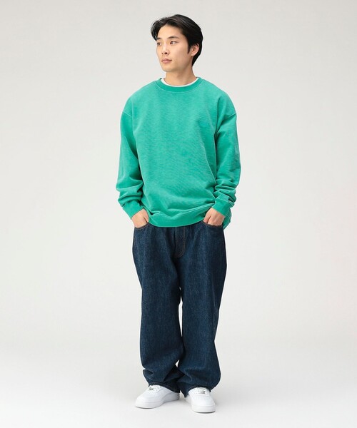 BEAMS T（ビームスティー）の「ONEITA / Slub Pigment Dye Crewneck Sweat（スウェット・メンズ・ブラック系その他4/ロイヤルブルー/グリーン系その他2・XL/S/L/M）」の14枚目の写真