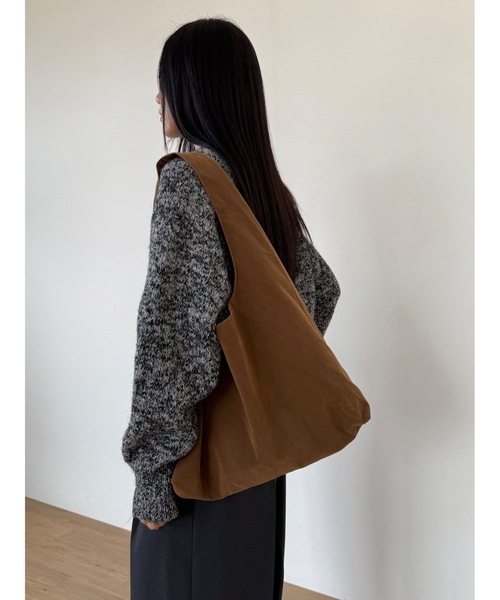 Didot.showroom（ディドット ショールーム）の「ムードラウンドニット（ニット/セーター・レディース・グレー/アイボリー/チャコール・FREE）」の19枚目の写真