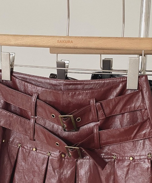 A'GEM/9 × .kom 『.KOM/ドットケーオーエム』Y2K Double Belt Leather