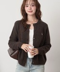 U.S. POLO ASSN.(ユーエスポロアッスン)の∴WEGO/【25年秋冬新作】別注USPOLO微起毛カーデ