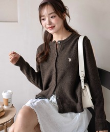 U.S. POLO ASSN. | ∴WEGO/【25年秋冬新作】別注USPOLO微起毛カーデ(カーディガン/ボレロ)