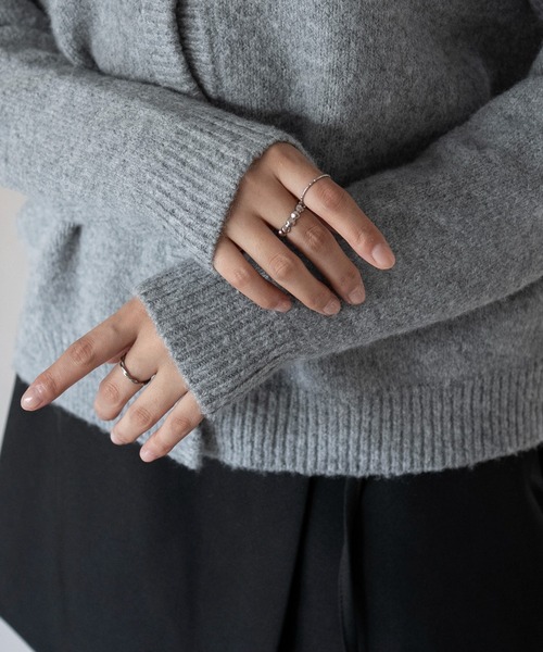 U.S. POLO ASSN.（ユーエスポロアッスン）の「∴WEGO/U.S. POLO ASSN.別注 微起毛カーディガン（カーディガン/ボレロ・レディース・グレー/アイボリー/ブラウン/ライトピンク・FREE）」の10枚目の写真