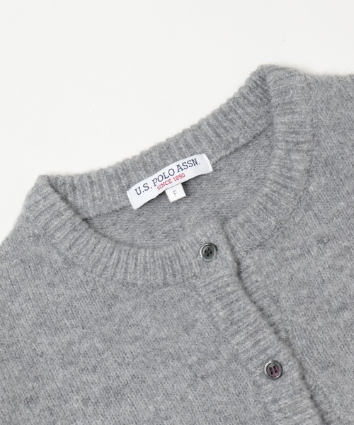 U.S. POLO ASSN.(ユーエスポロアッスン)の「∴WEGO/U.S. POLO ASSN.別注 微起毛カーディガン(カーディガン/ボレロ・レディース・グレー/アイボリー/ブラウン/ライトピンク・FREE)」の21枚目の写真