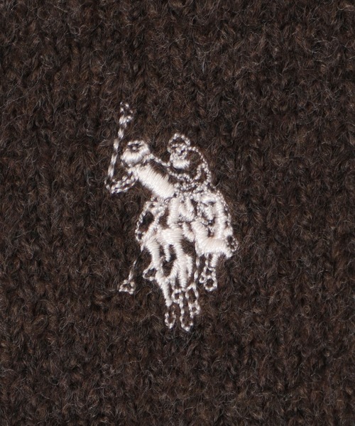 U.S. POLO ASSN.(ユーエスポロアッスン)の「∴WEGO/U.S. POLO ASSN.別注 微起毛カーディガン(カーディガン/ボレロ・レディース・グレー/アイボリー/ブラウン/ライトピンク・FREE)」の22枚目の写真