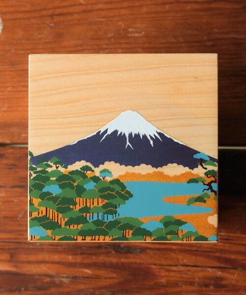 【別注】大辻漆器 / 蒔絵木箱 松 小