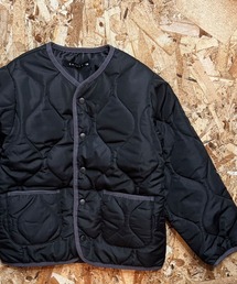 SHISKY（シスキー）の「ノーカラー　キルティング　ジャケット（ノーカラージャケット）」