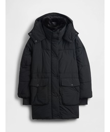GAP（ギャップ）の「フェイクファートリミング ミディ パファー
