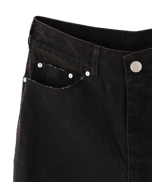 WHITELAND(ホワイトランド)の「WHITELAND/ホワイトランド/DUCK FLARE PANTS(その他パンツ・レディース・ブラウン/ブラック・F)」の4枚目の写真