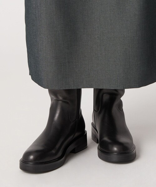 ODETTE E ODILE（オデットエオディール）の「ラウンドボリュームソールショートブーツ40↑（ブーツ・レディース・ブラック/ダークブラウン・22cm/22.5cm/23cm/23.5cm/24cm/24.5cm/25cm）」の8枚目の写真