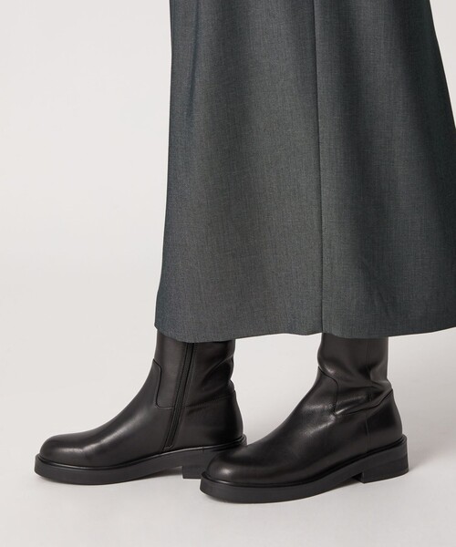 ODETTE E ODILE（オデットエオディール）の「ラウンドボリュームソールショートブーツ40↑（ブーツ・レディース・ブラック/ダークブラウン・22cm/22.5cm/23cm/23.5cm/24cm/24.5cm/25cm）」の9枚目の写真