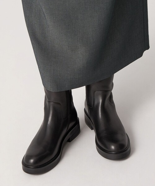 ODETTE E ODILE（オデットエオディール）の「ラウンドボリュームソールショートブーツ40↑（ブーツ・レディース・ブラック/ダークブラウン・22cm/22.5cm/23cm/23.5cm/24cm/24.5cm/25cm）」の10枚目の写真