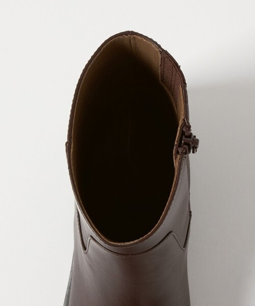 ODETTE E ODILE（オデットエオディール）の「ラウンドボリュームソールショートブーツ40↑（ブーツ・レディース・ブラック/ダークブラウン・22cm/22.5cm/23cm/23.5cm/24cm/24.5cm/25cm）」の16枚目の写真